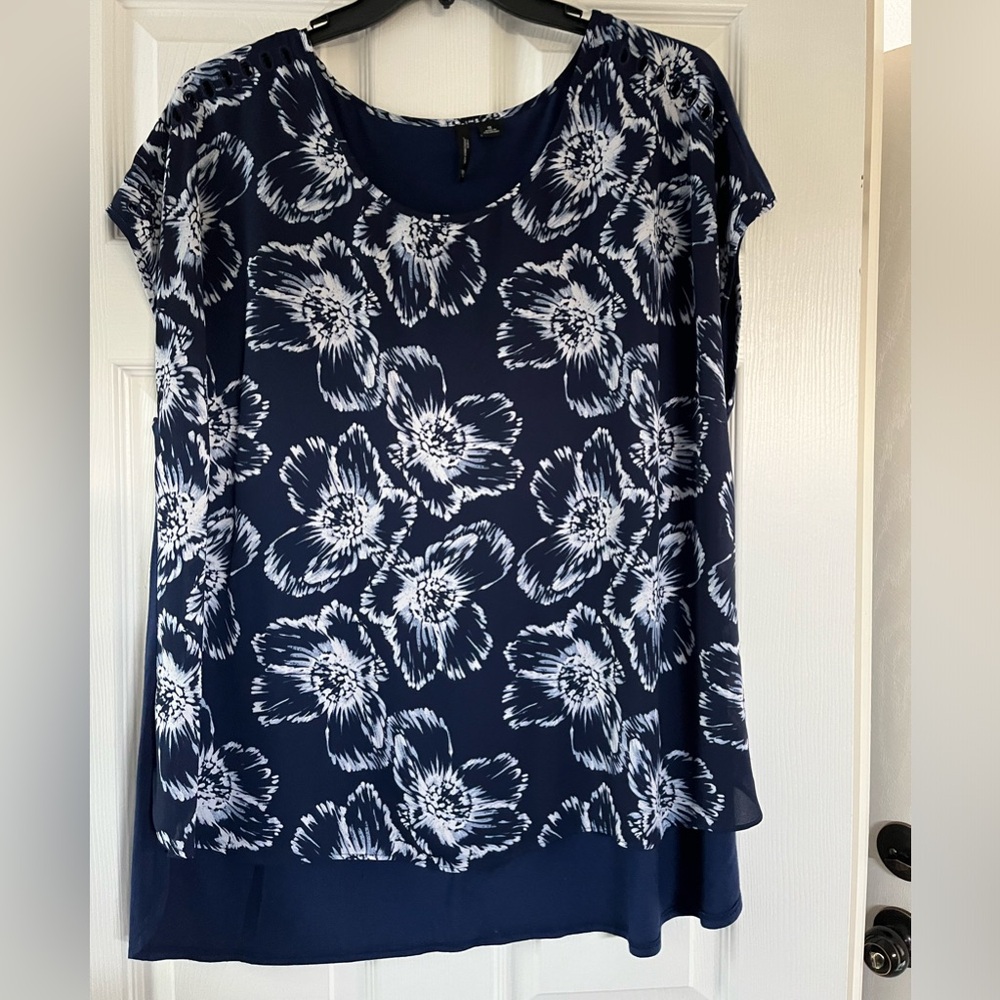 New Directions High-Low Blouse 1X